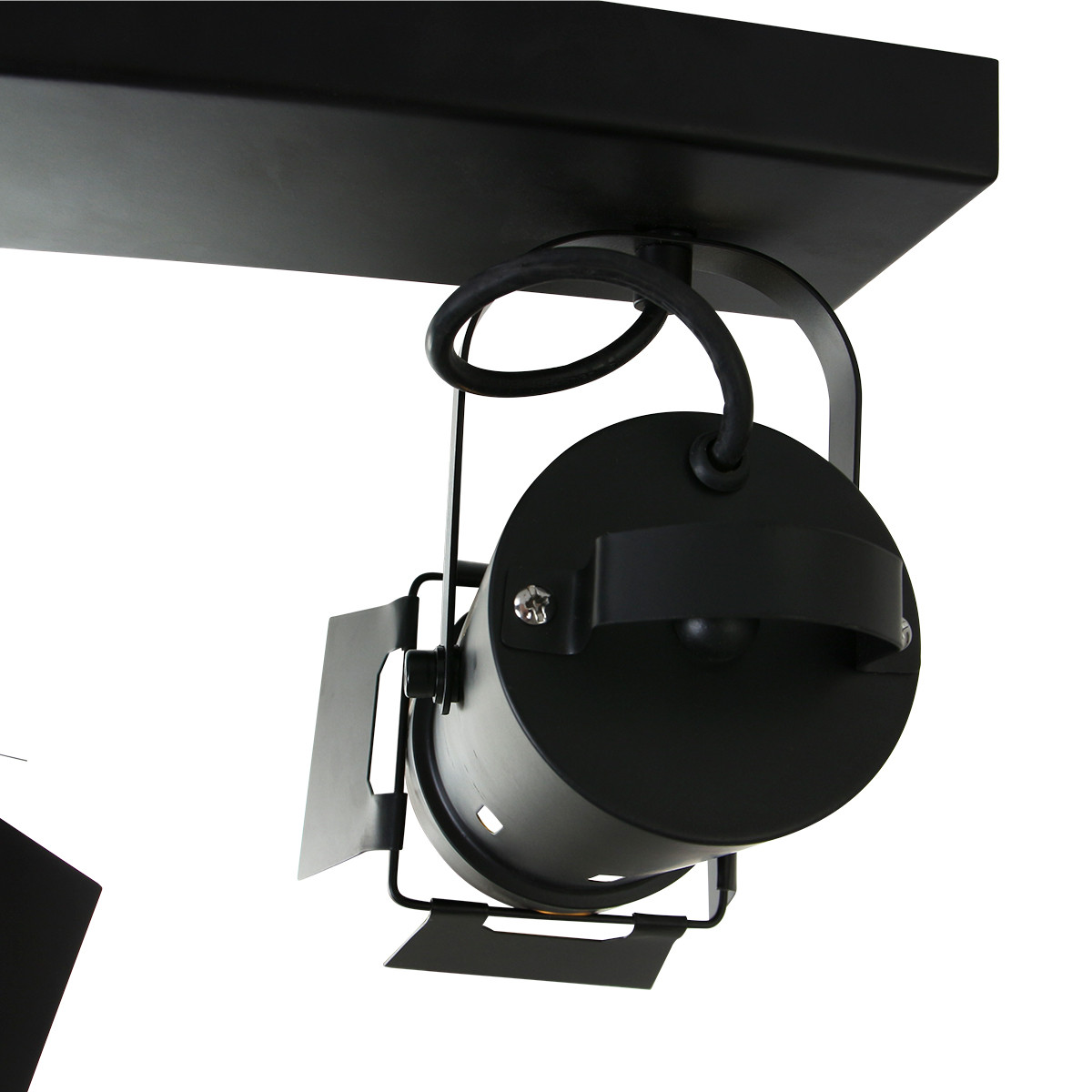 Plafonnier deux spots Mexlite Carré noir – Image 5