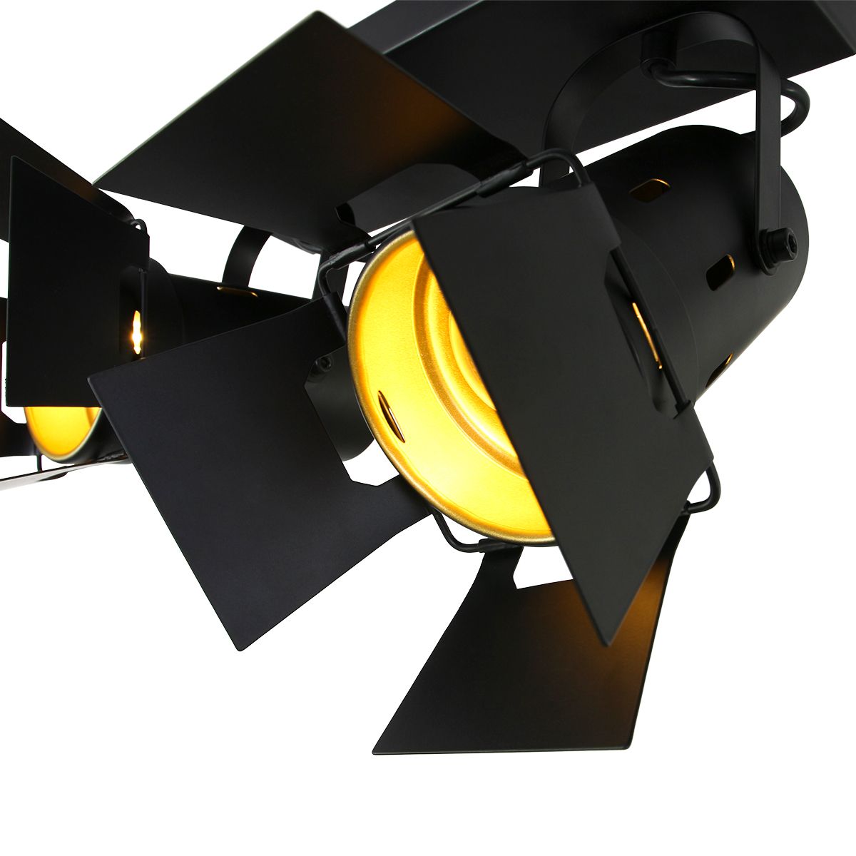 Plafonnier deux spots Mexlite Carré noir – Image 9