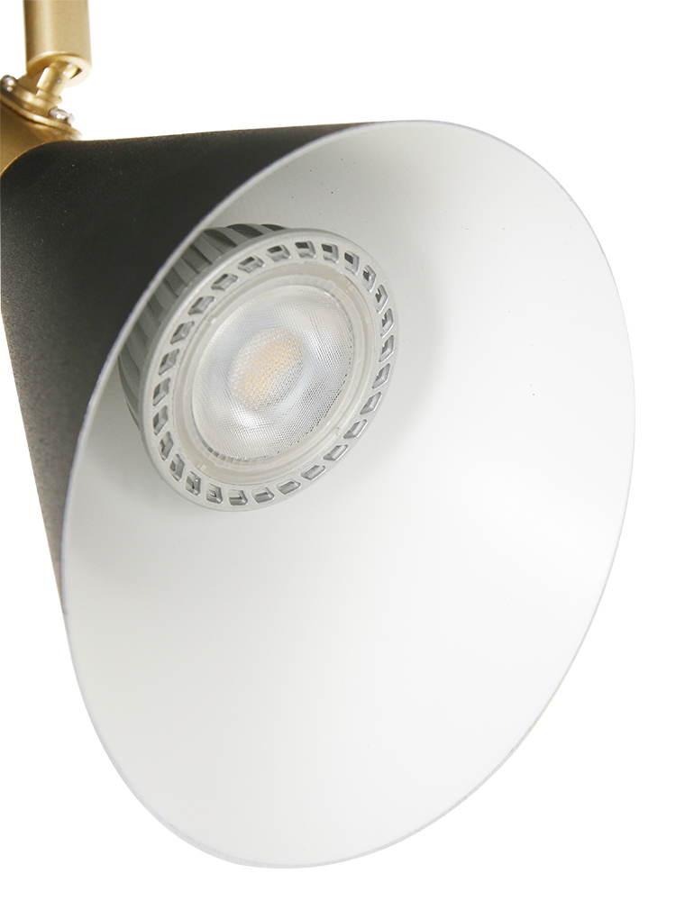 Plafonnier double-spot Anne Lighting Anne’s Choice noir et doré – Image 6