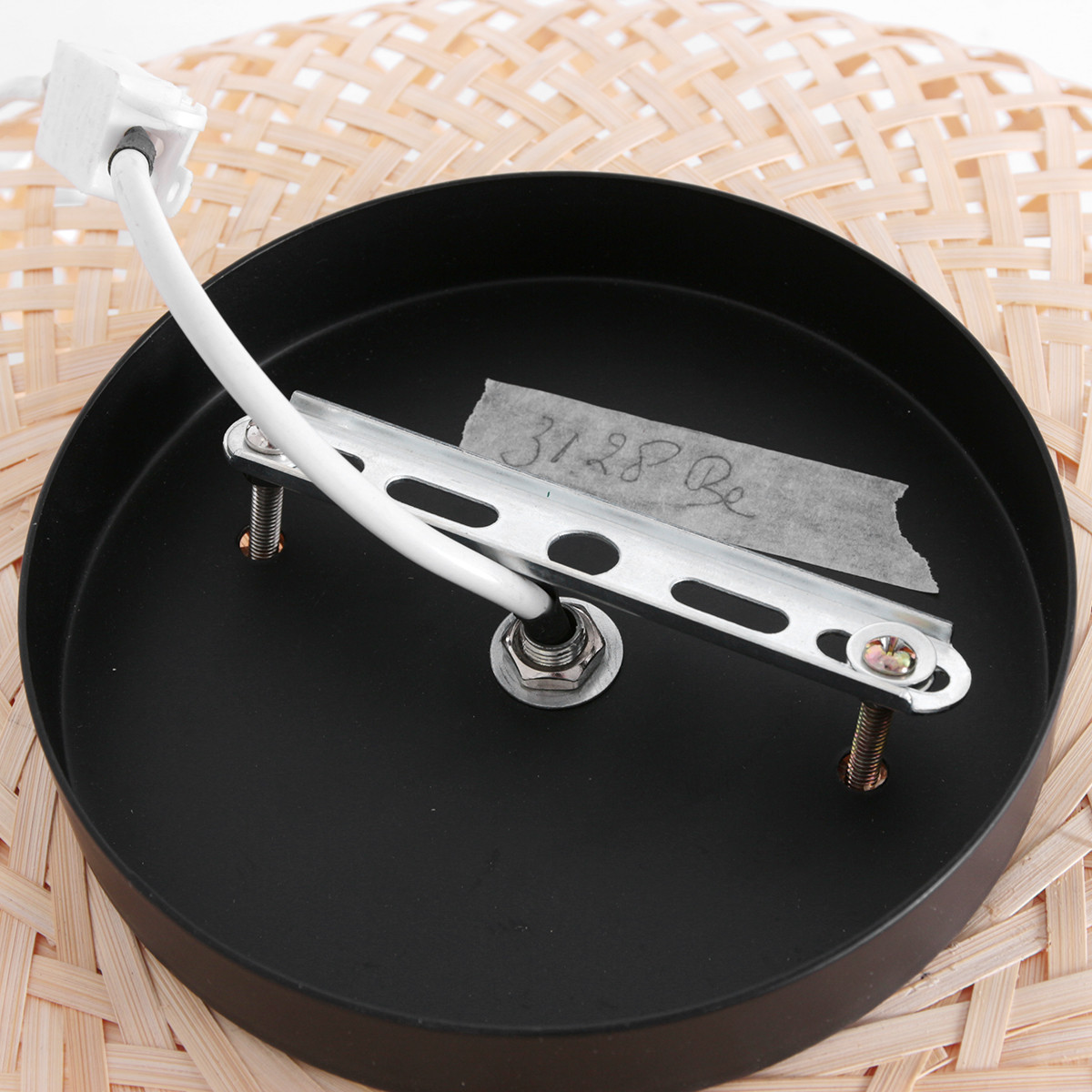 Plafonnier en bambou Anne Lighting Maze beige – Image 10