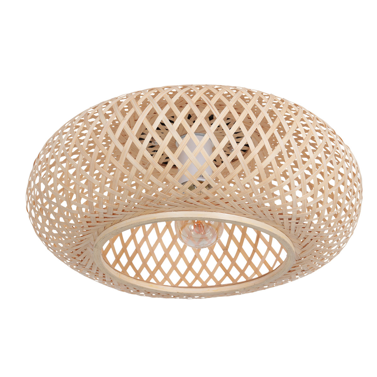 Plafonnier en bambou Anne Lighting Maze beige – Image 2