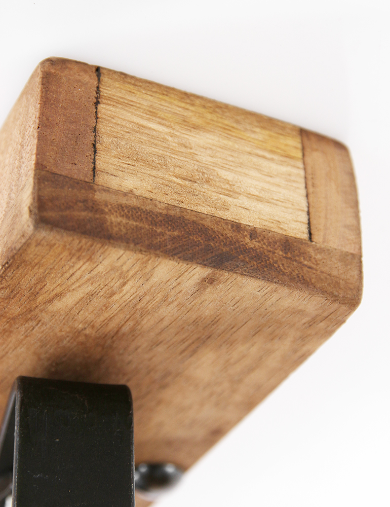 Plafonnier en bois à double spots Llanio Light & Living marron – Image 7