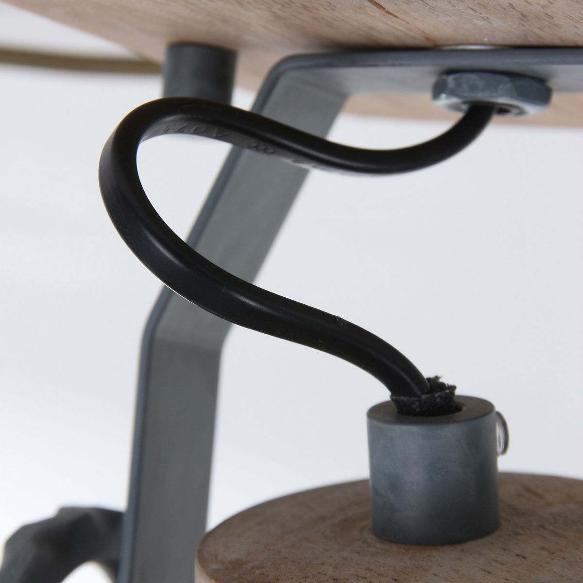 Plafonnier en bois Mexlite Gearwood gris – Image 6