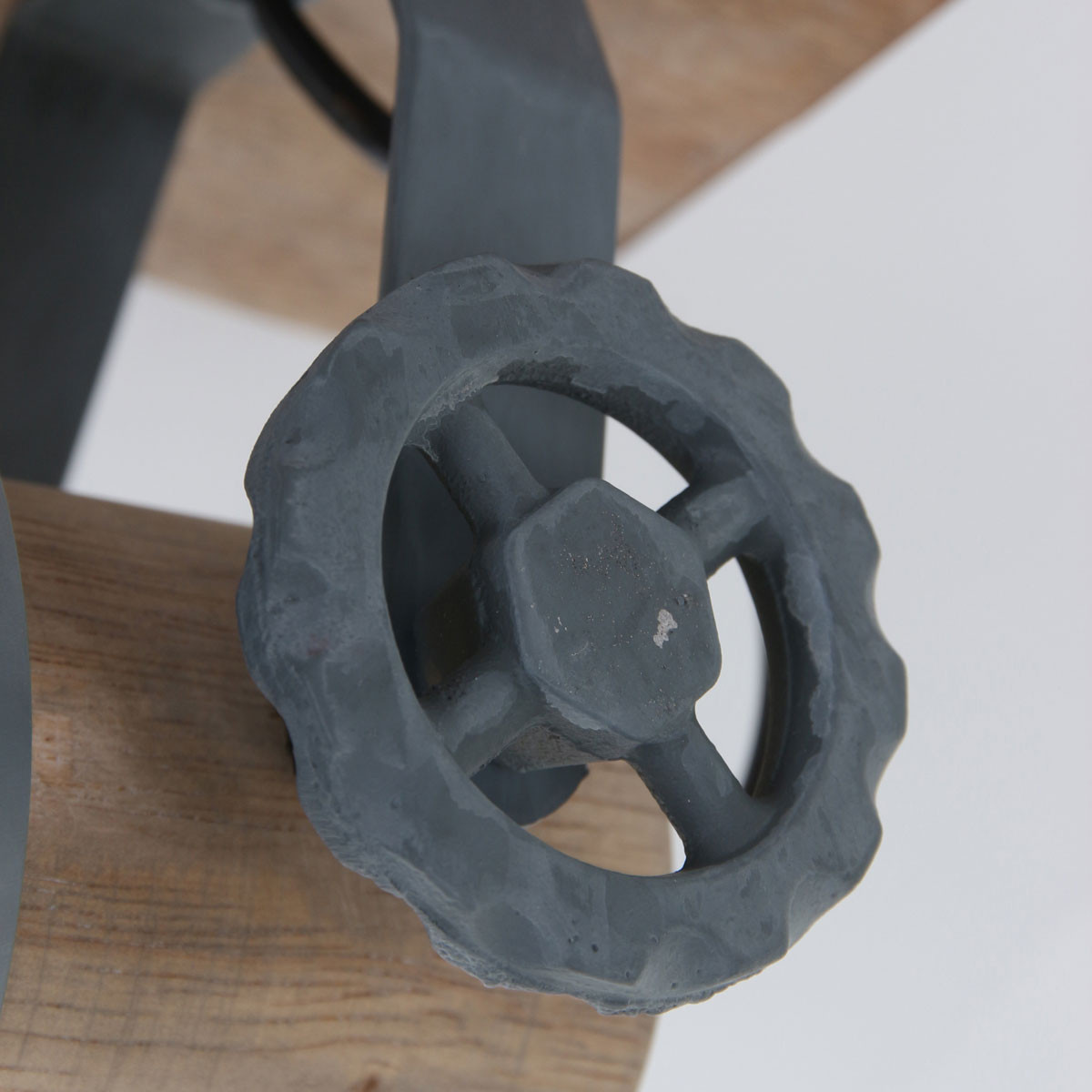 Plafonnier en bois Mexlite Gearwood gris – Image 7