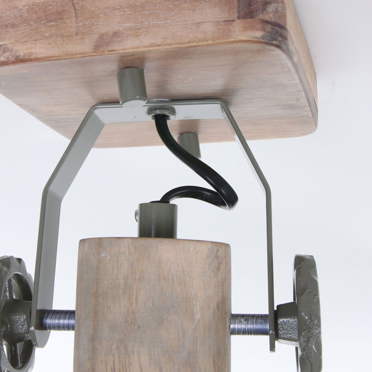 Plafonnier en bois Mexlite Gearwood vert – Image 10