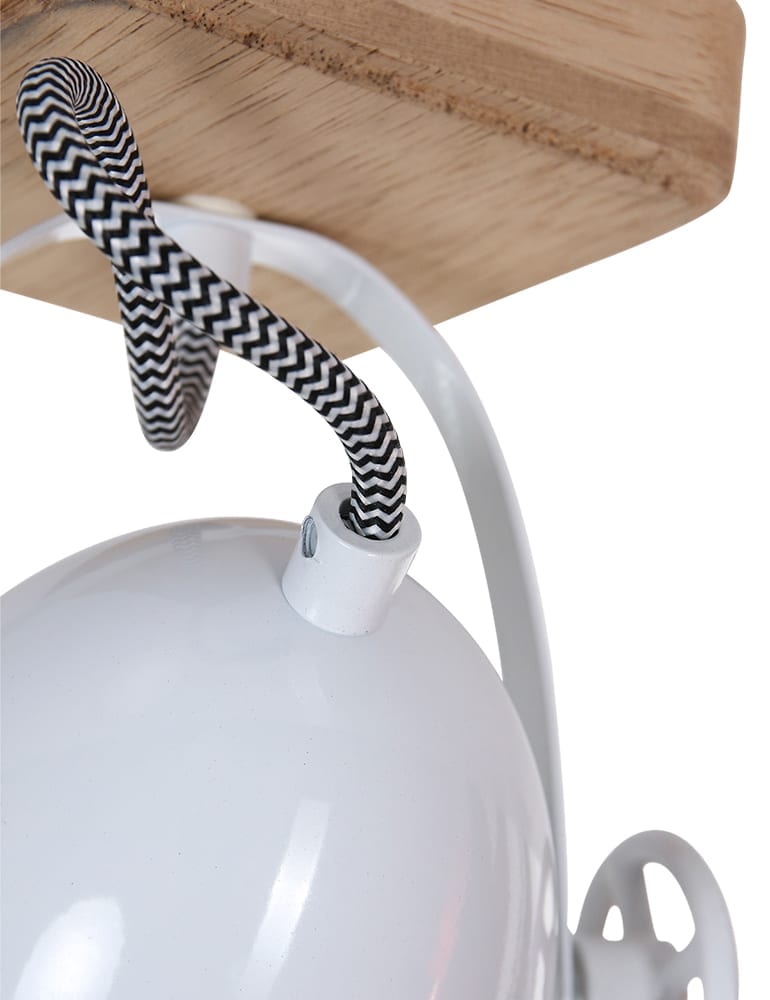 plafonnier industriel blanc Mexlite Harve – Image 3