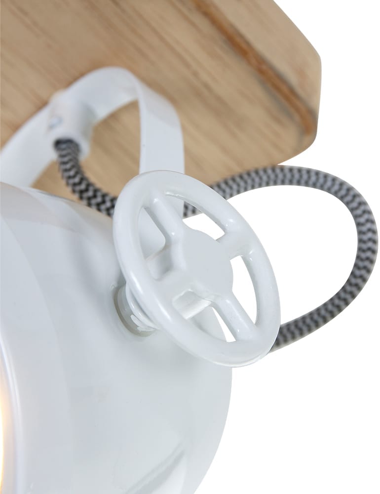 plafonnier industriel blanc Mexlite Harve – Image 4