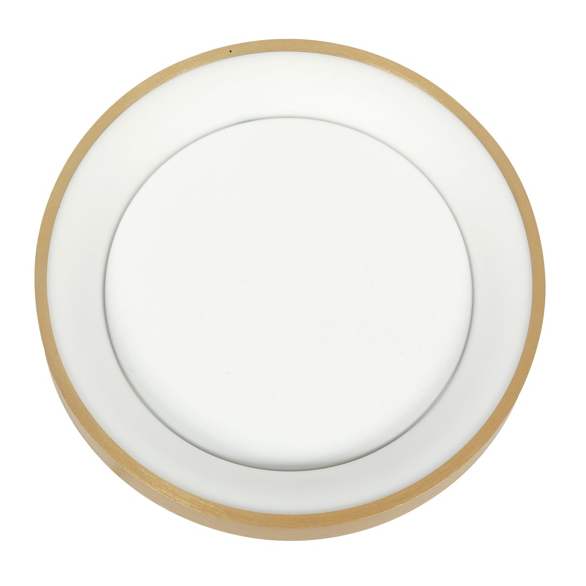 Plafonnier LED Doré Rond Minimaliste Steinhauer Ringlede or et opaque – Image 10