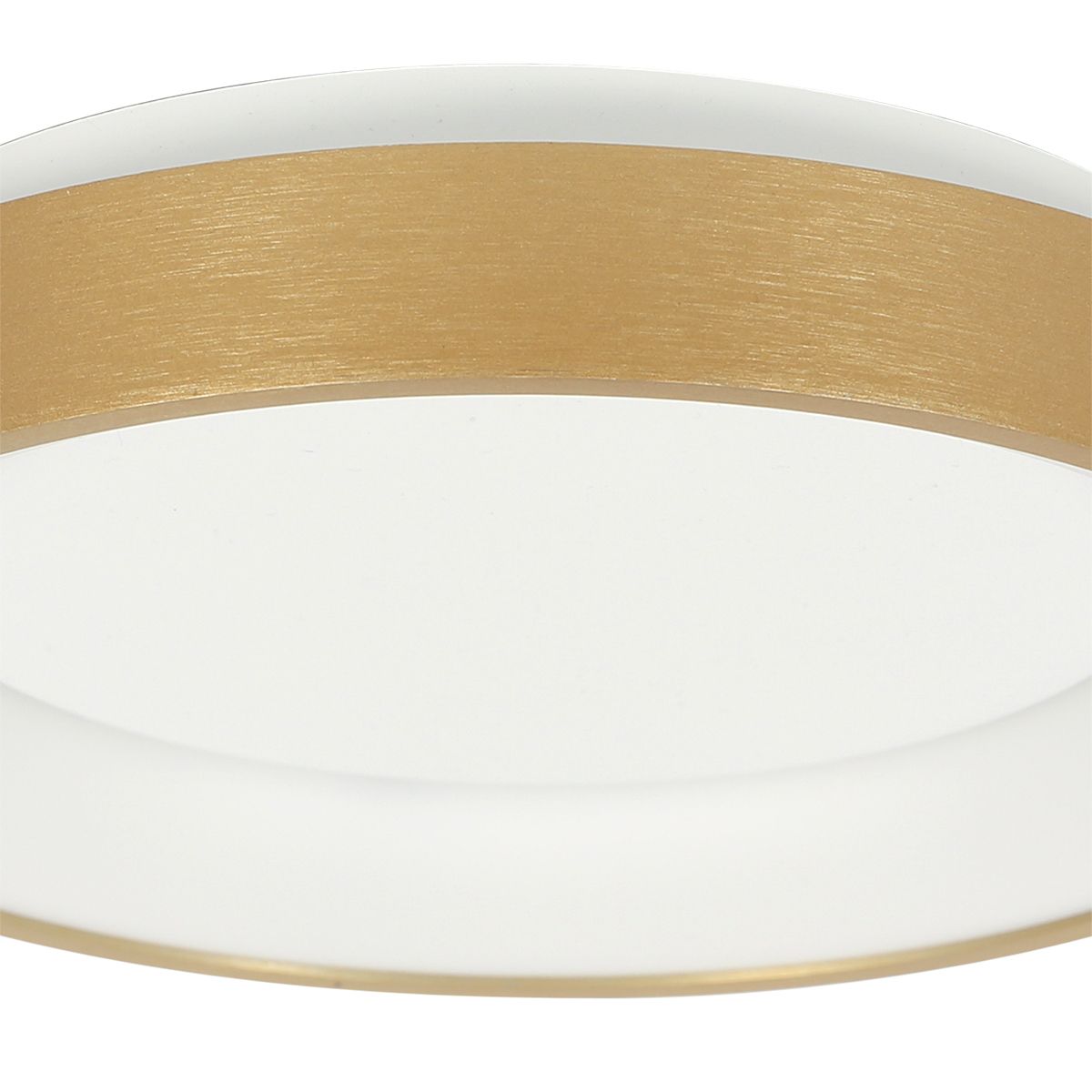 Plafonnier LED Doré Rond Minimaliste Steinhauer Ringlede or et opaque – Image 5
