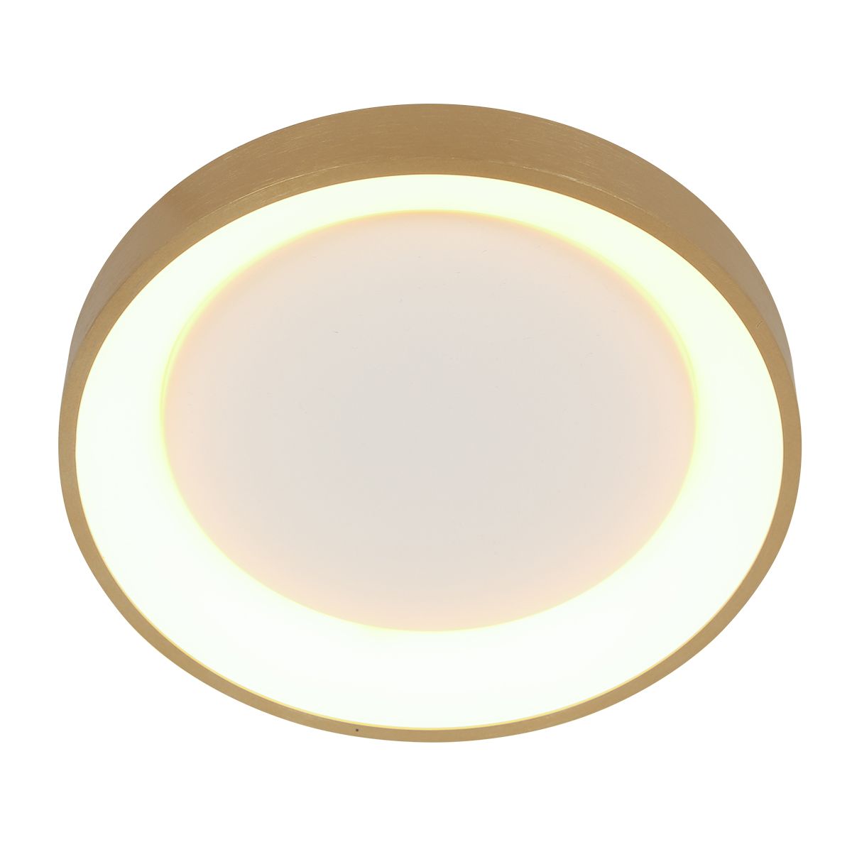Plafonnier LED Doré Rond Minimaliste Steinhauer Ringlede or et opaque – Image 7