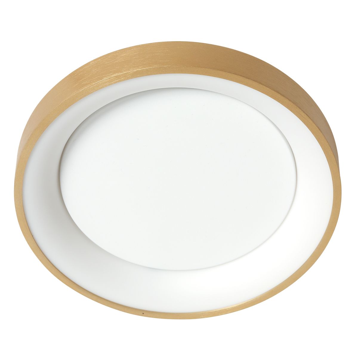 Plafonnier LED Doré Rond Minimaliste Steinhauer Ringlede or et opaque – Image 8