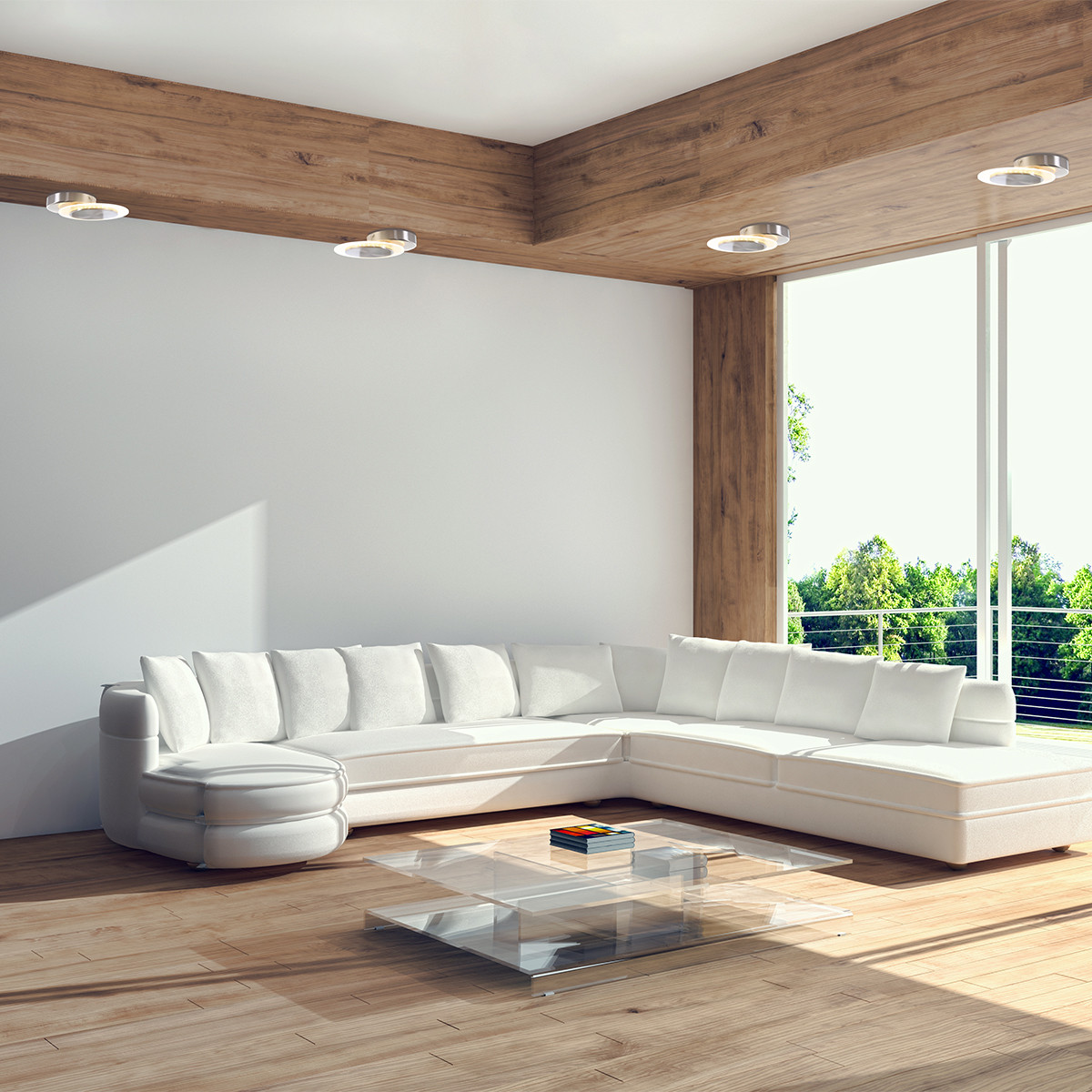 Applique murale moderne en métal et plastique Steinhauer Lido – Image 3