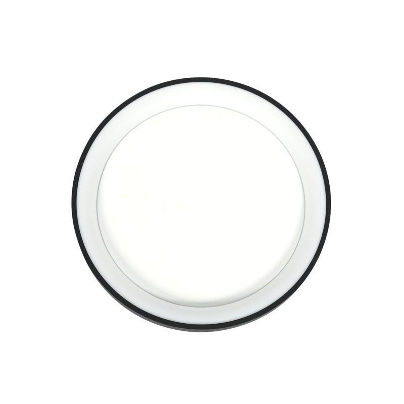 plafonnier-led-rond-noir-et-blanc-epure-steinhauer-ringlede-opaque-et-noir-3690zw-10