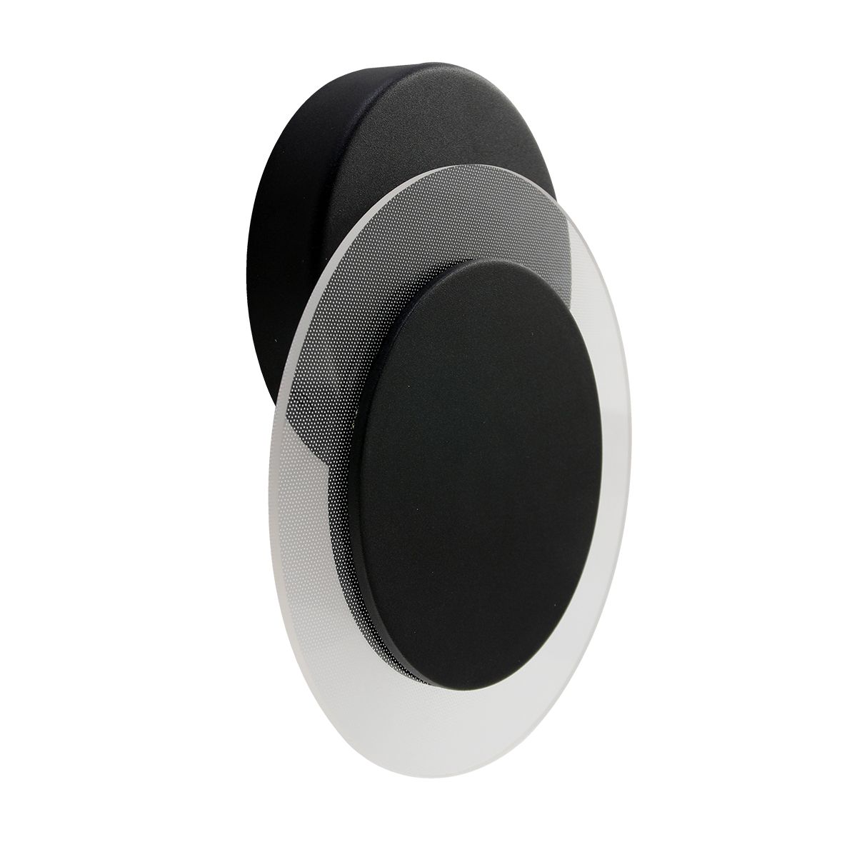 Applique murale moderne en métal et plastique noir Steinhauer Lido – Image 19