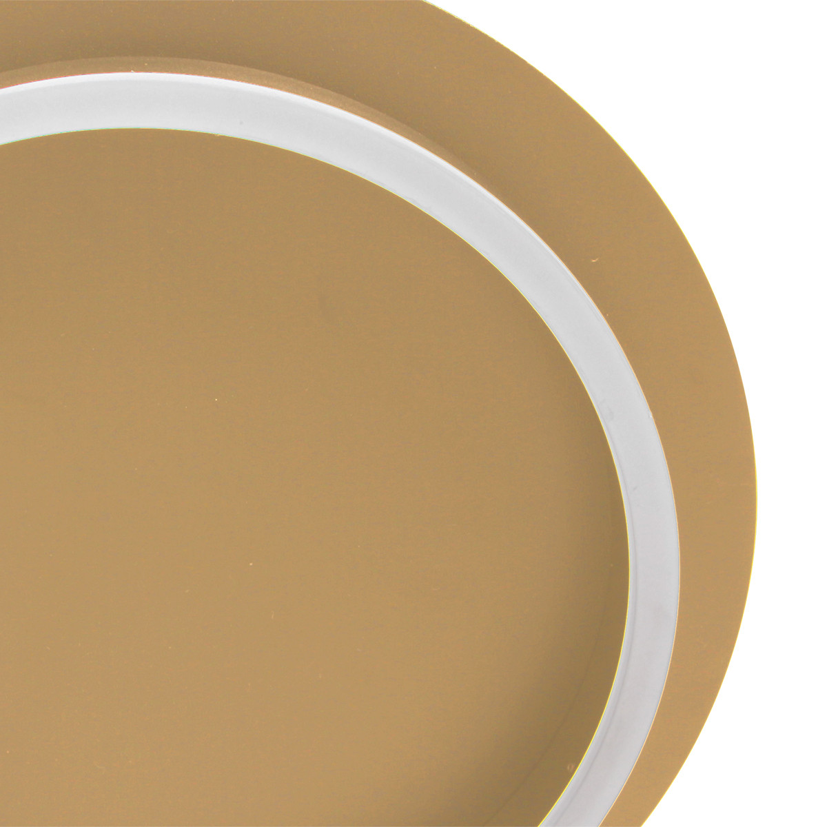 Plafonnier rond en métal / verre doré Steinhauer Ringlux – Image 5