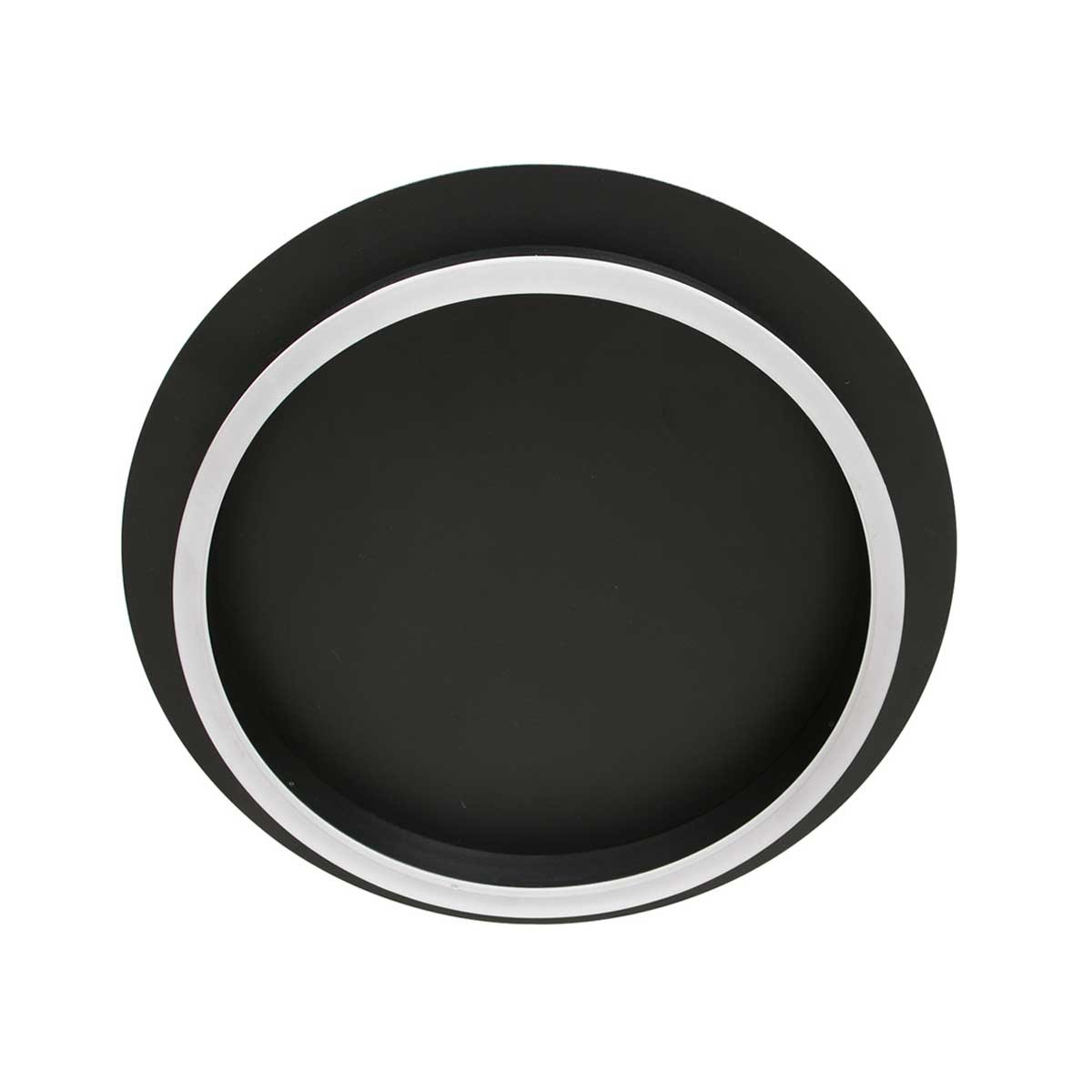 Plafonnier LED sphérique moderne noir mat Steinhauer Ringlux noir – Image 12