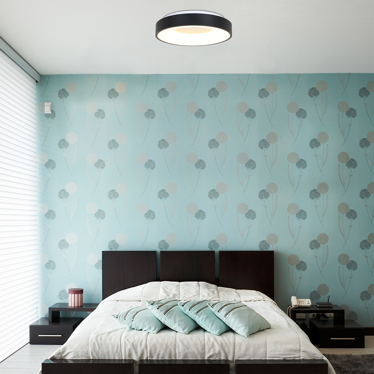 Plafonnier moderne Steinhauer noir – Image 3