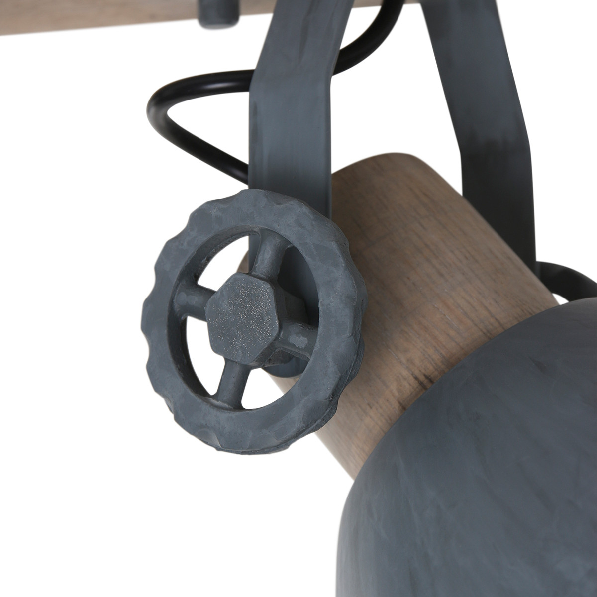 Plafonnier robuste à 2 spots Mexlite York gris – Image 7