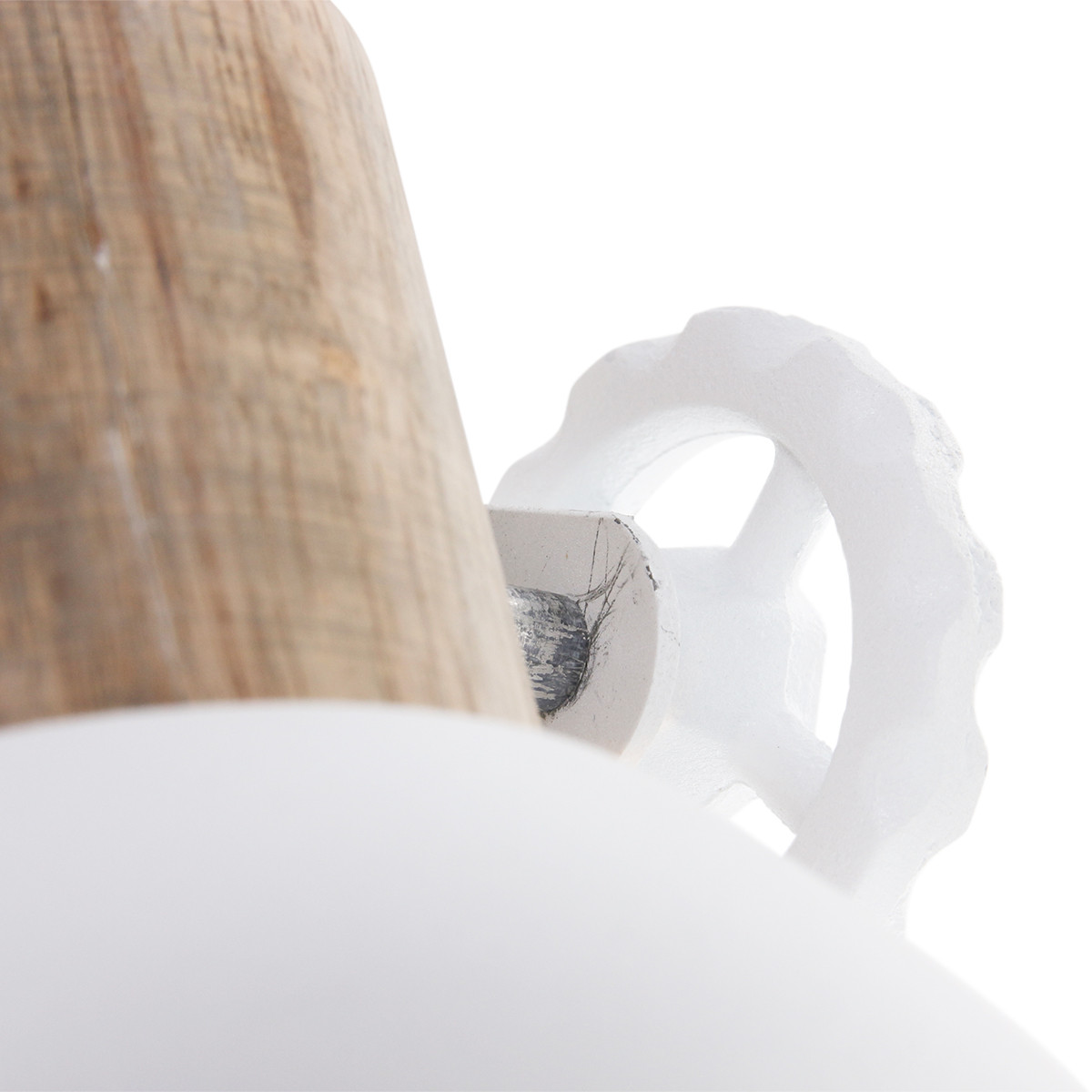 Plafonnier scandinave Mexlite Gearwood blanc – Image 5