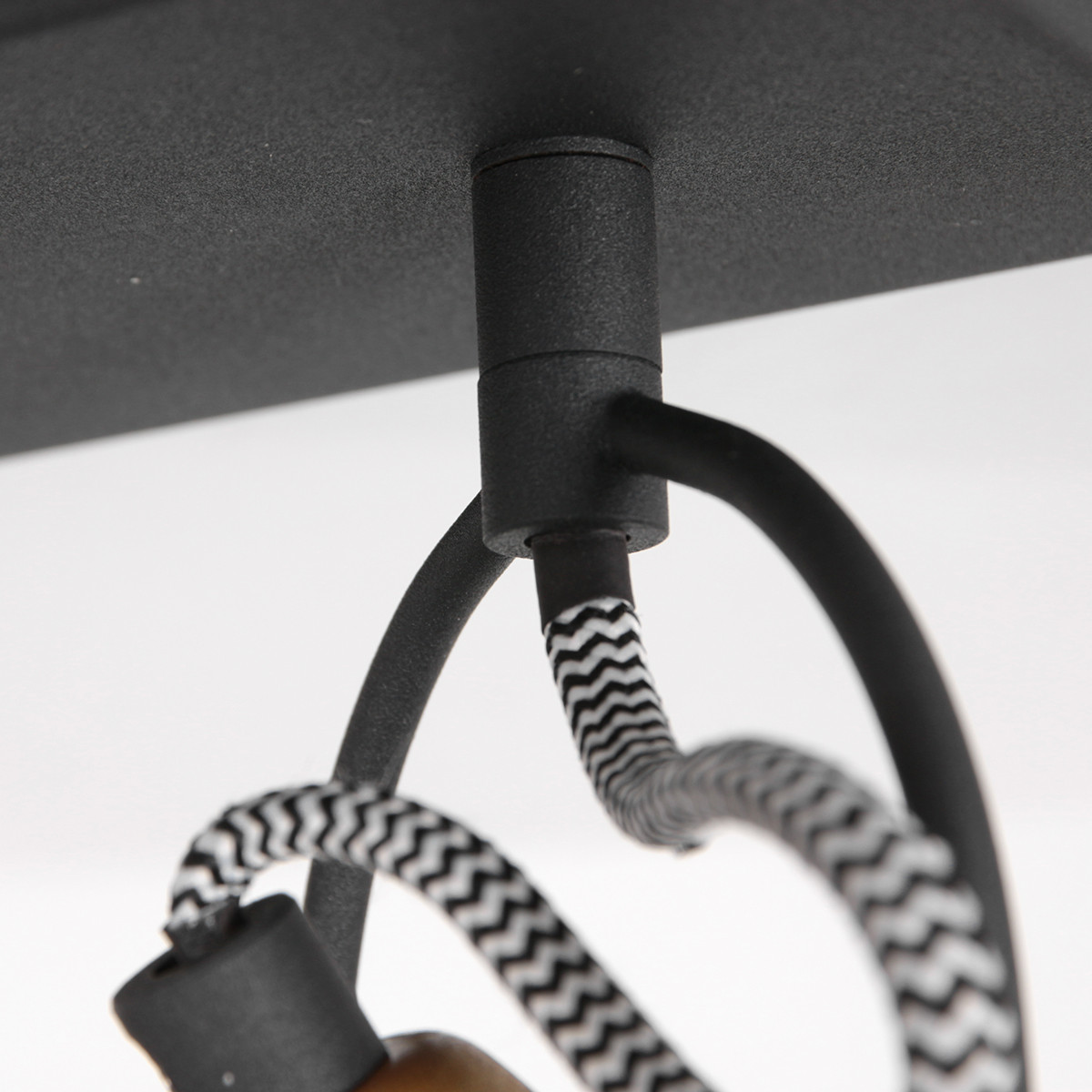 Applique murale industrielle noire à deux lumières réglable Mexlite Nove – Image 10