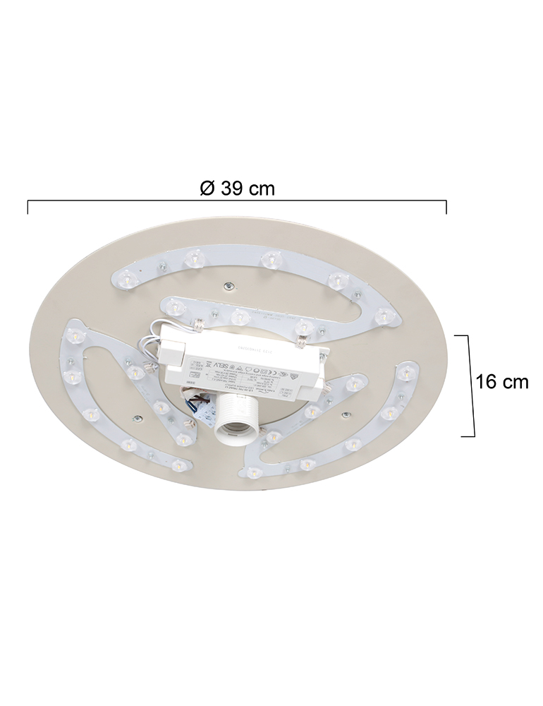 Plafonnier Steinhauer Prestige chic acier – Image 5
