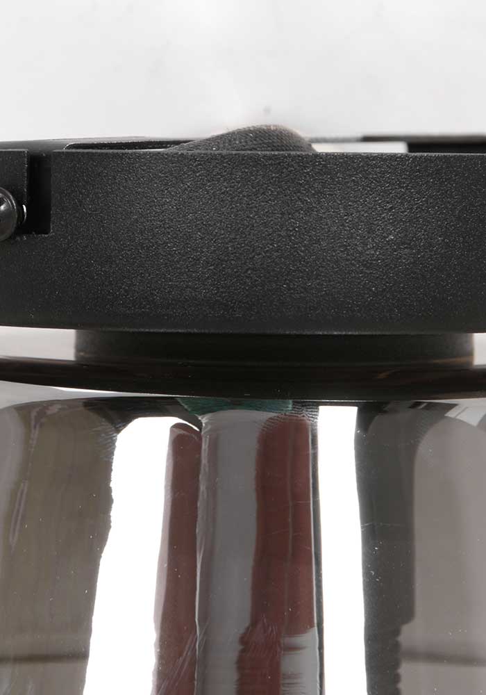 Plafonnier verre coupole design Steinhauer Reflexion noir – Image 7