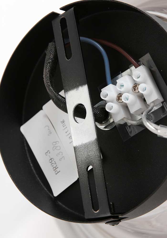 Plafonnier verre coupole design Steinhauer Reflexion noir – Image 9