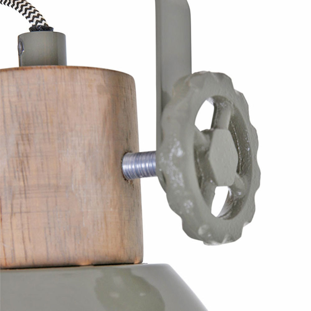 Plafonnier vert militaire à deux spots MexliteYork – Image 3