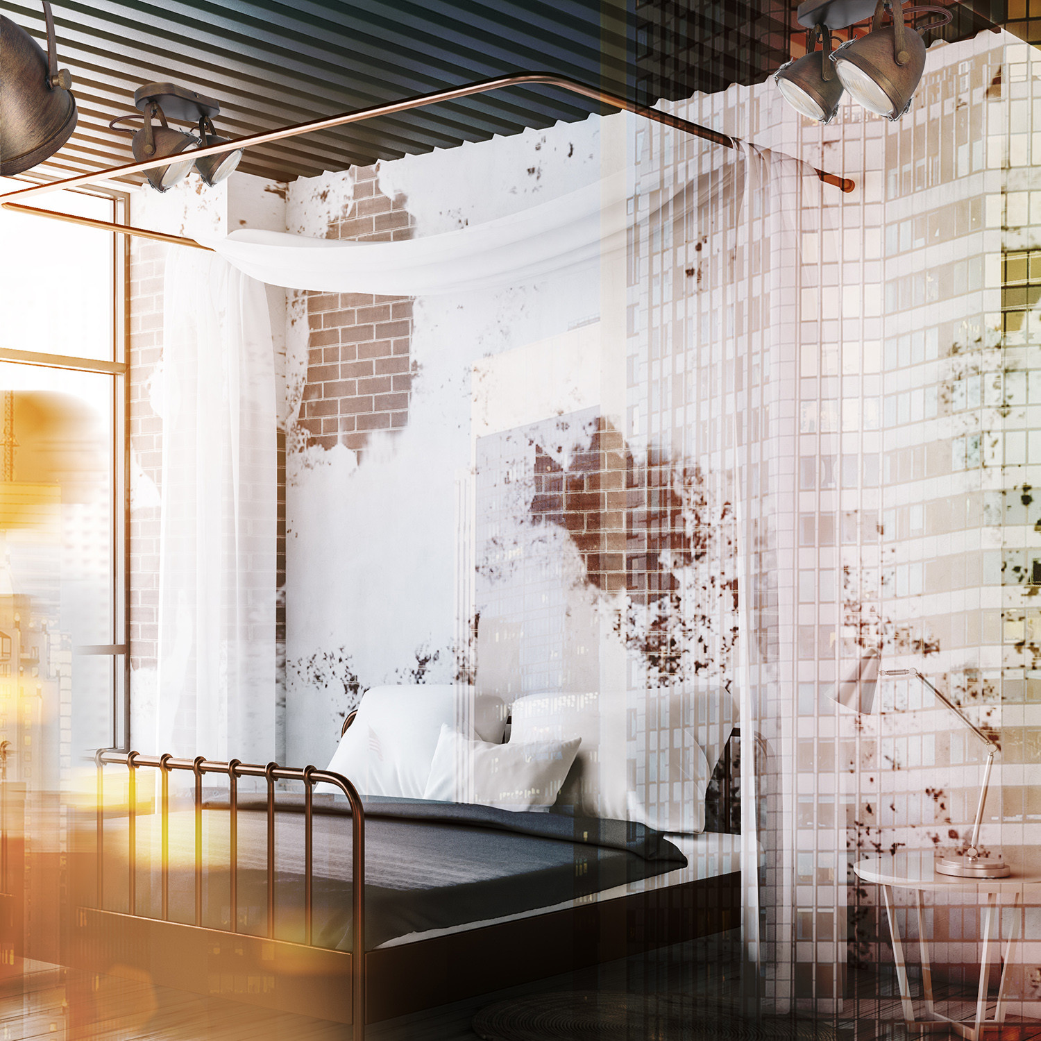 Plafonnier double lumière Mexlite Paco – Image 3