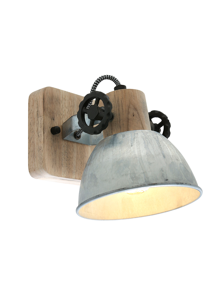 Spot en bois Mexlite Gearwood nickel – Image 2