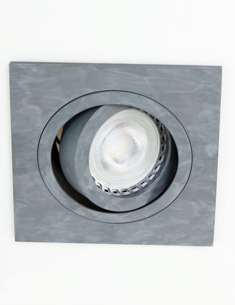 Spot encastrable gris Mexlite Square – Image 2