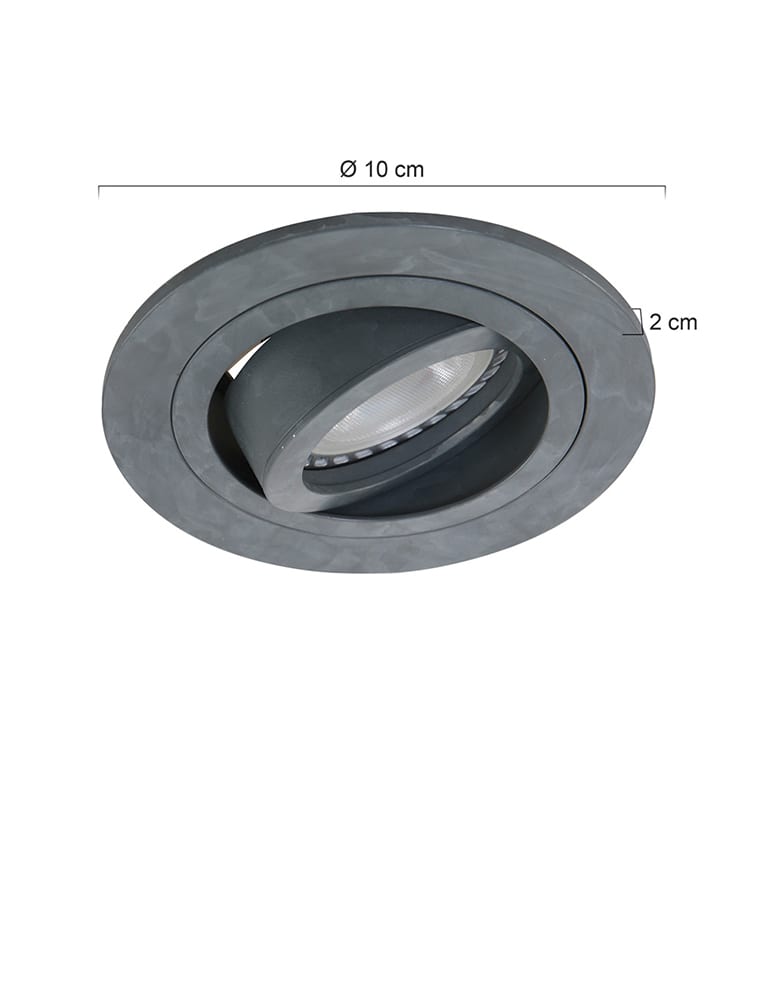 Spot encastrable pas cher Mexlite Round – Image 6