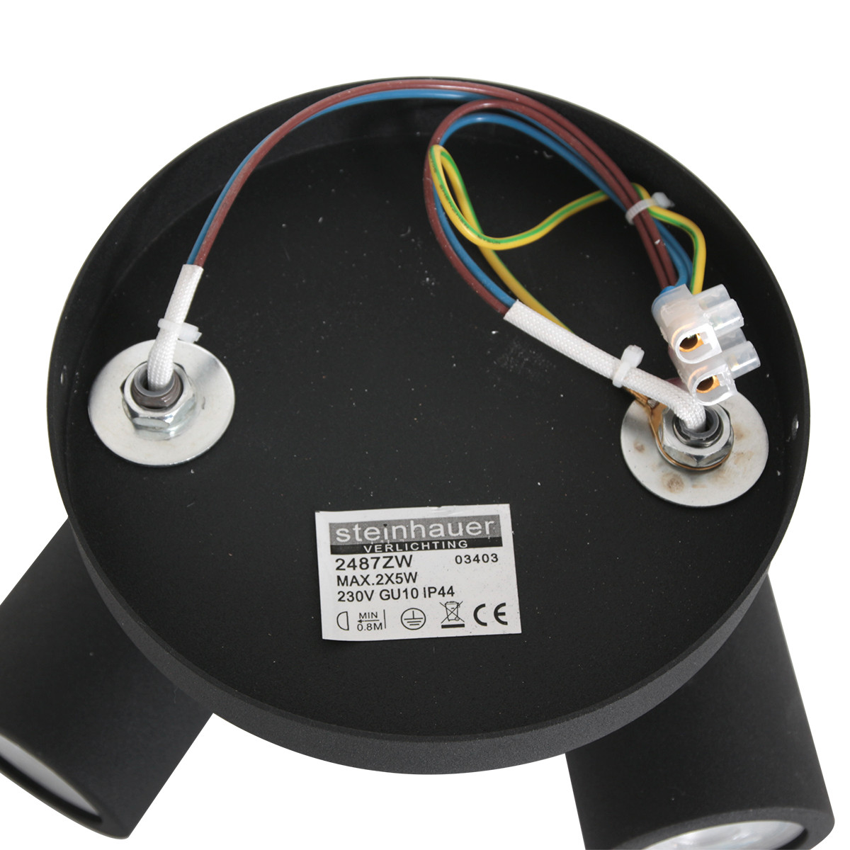 Spot moderne en métal noir Mexlite Upround LED – Image 11