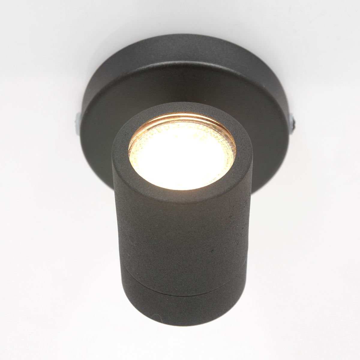 Spot moderne en métal noir Mexlite Upround LED – Image 10