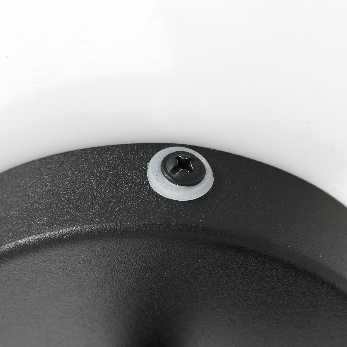 Spot moderne en métal noir Mexlite Upround LED – Image 3