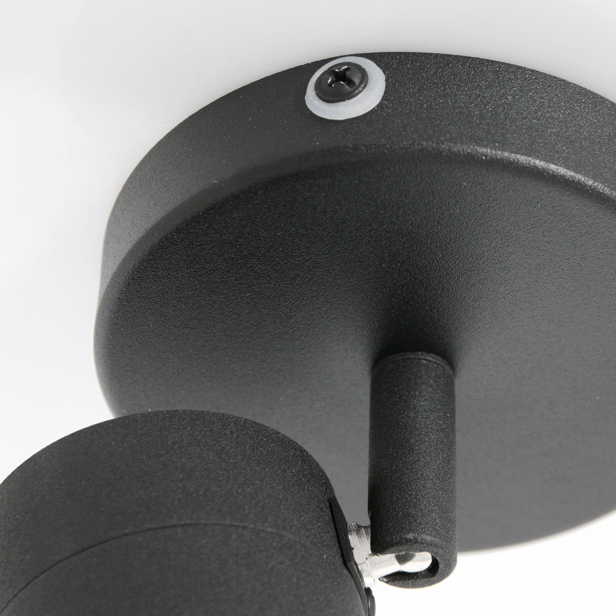 Spot moderne en métal noir Mexlite Upround LED – Image 5