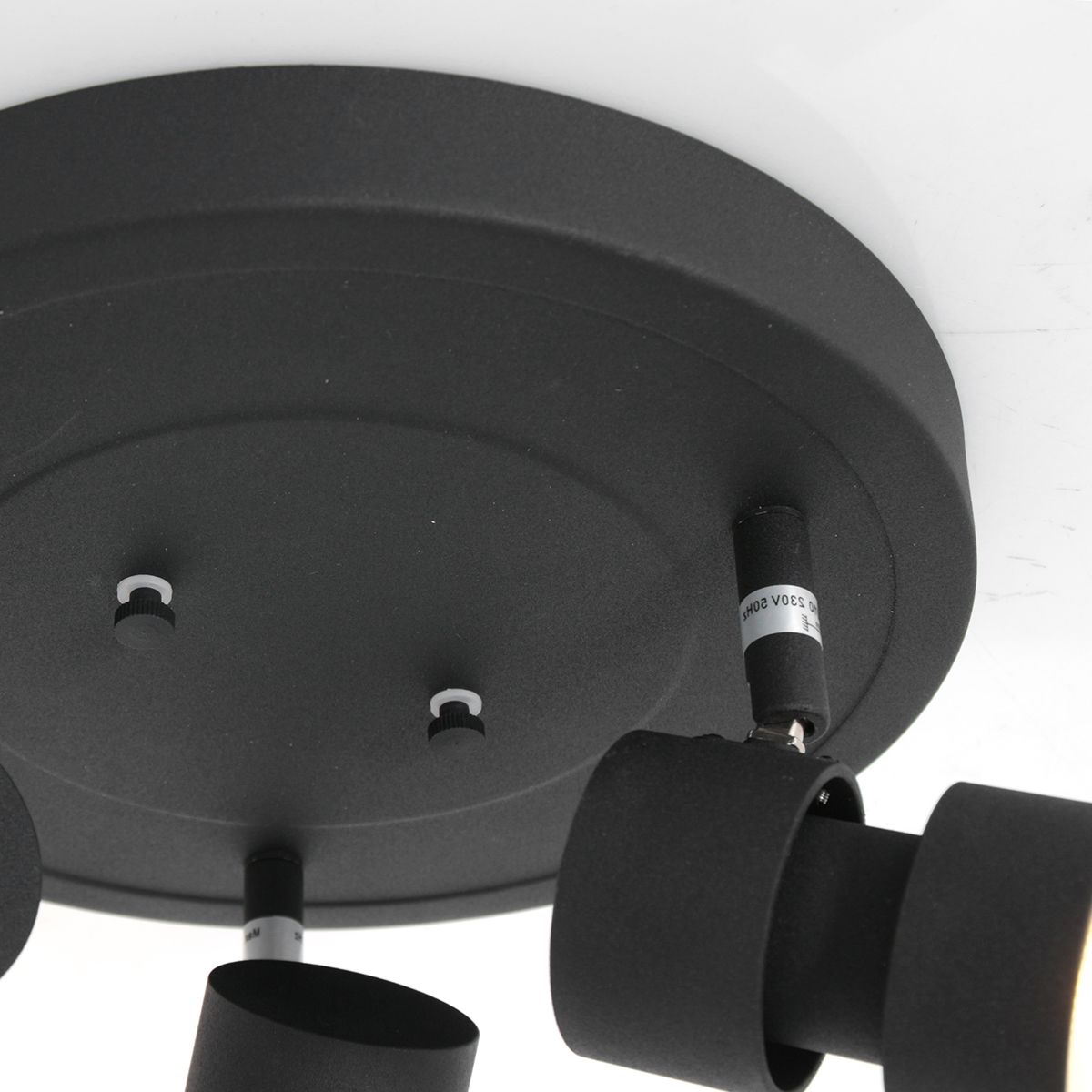 Spots ronds plafond trois LED noir Steinhauer Natasja – Image 9
