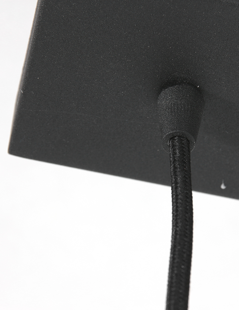 Suspension 3 lumières Steinhauer Lotus verre fumé et noir – Image 5