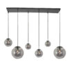 suspension-6-boules-verre -steinhauer-bollique-verrefume-et-noir-3499zw
