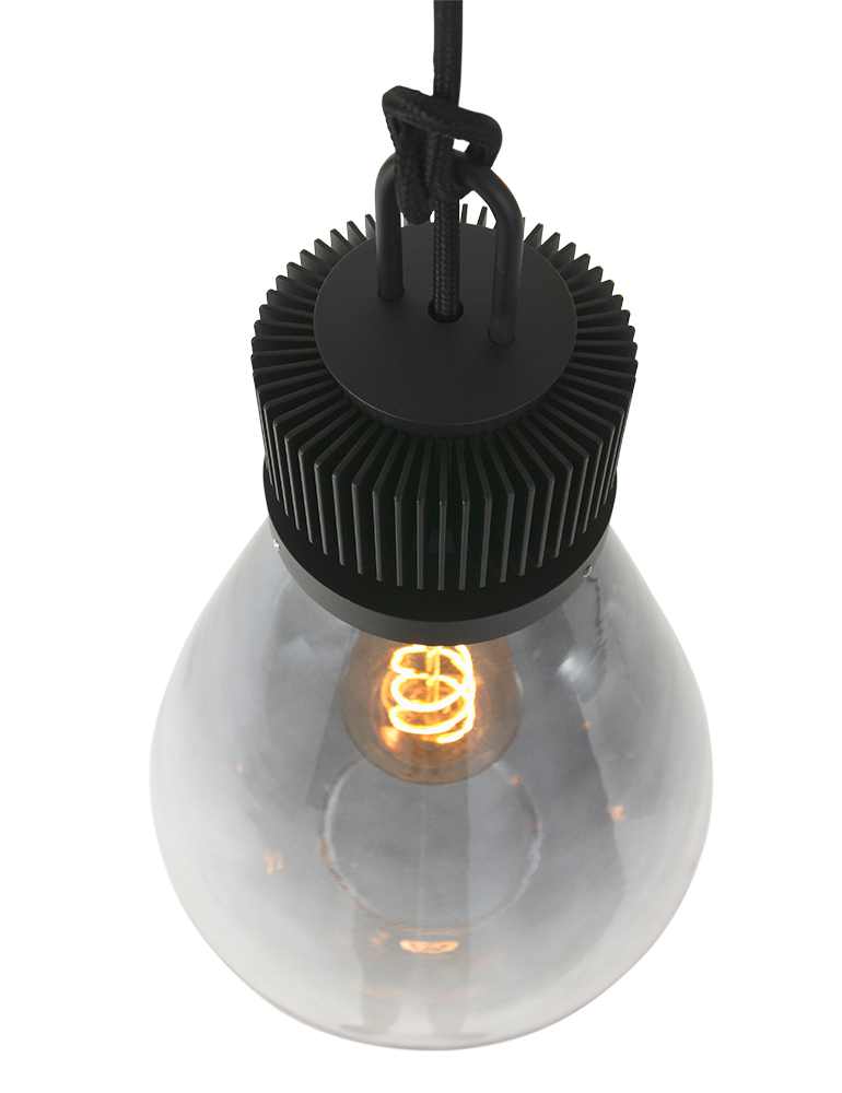 Suspension rétro en métal noir Steinhauer Flere – Image 10