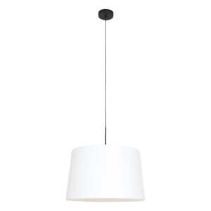Alternative view of Suspension avec abat-jour blanc uni Steinhauer Sparkled Light noir