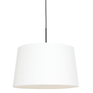 suspension-avec-abat-jour-en-lin-blanc-steinhauer-sparkled-light-noir-8190zw