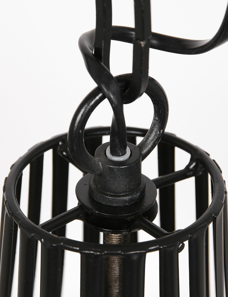 Suspension avec abat-jour filaire Stella Light & Living noir – Image 4