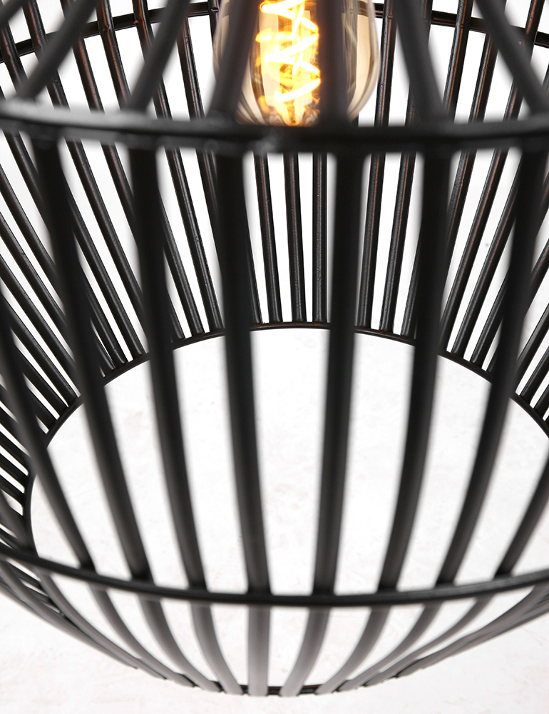 Suspension avec abat-jour filaire Stella Light & Living noir – Image 6