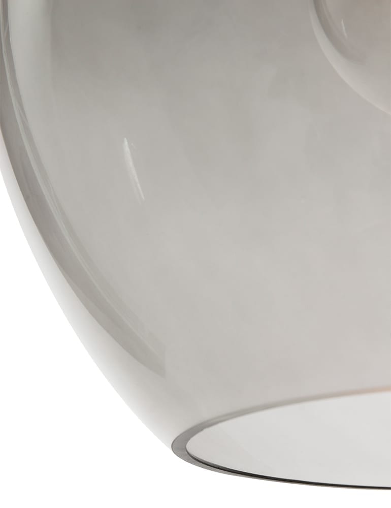 Suspension avec abat-jour globe en verre Steinhauer Lotus – Image 4