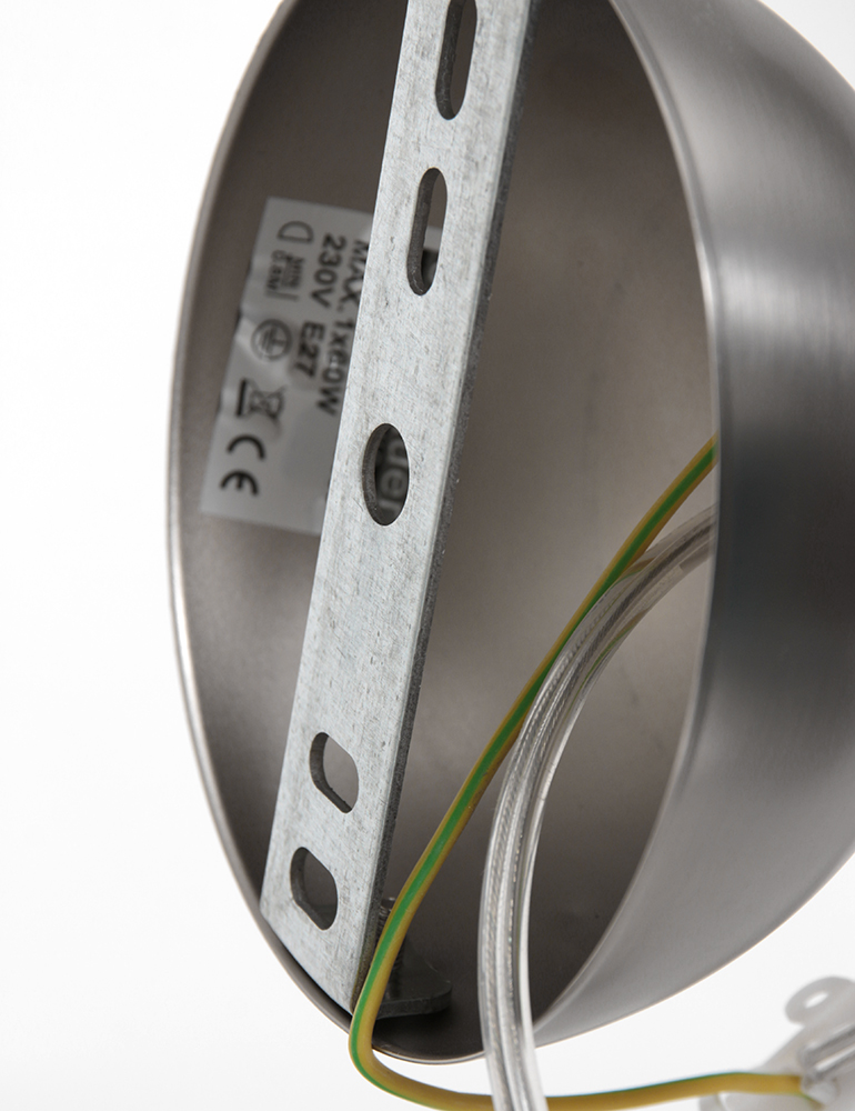 Suspension avec abat-jour globe en verre Steinhauer Lotus – Image 7