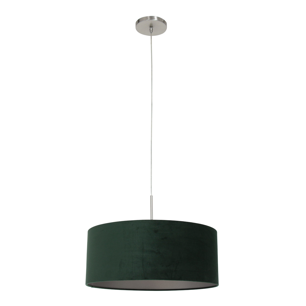 Suspension avec abat-jour rond vert Steinhauer Sparkled Light acier – Image 2