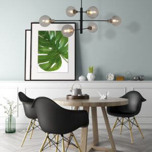 suspension-avec-boules-en-verre-fume-constellation-steinhauer-noir-2709zw