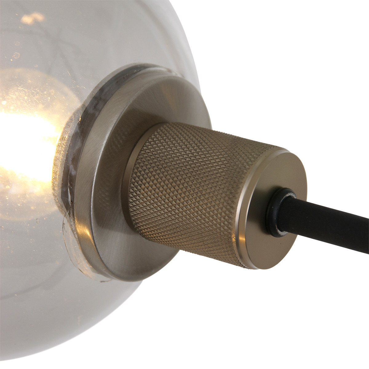 Suspension avec boules en verre fumé Constellation Steinhauer noir – Image 4