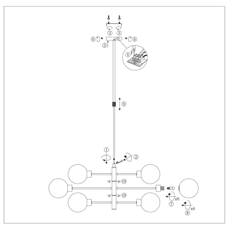 suspension-avec-boules-en-verre-fume-constellation-steinhauer-noir-2709zw-8